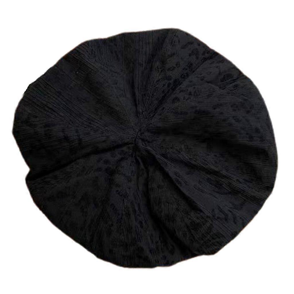 Retro Cow Pattern/Small Leopard Pattern Beret Hat Artist Hat Cap Classic Hats Cloud Hat Breathable Travel Outdoor  Little Leopard