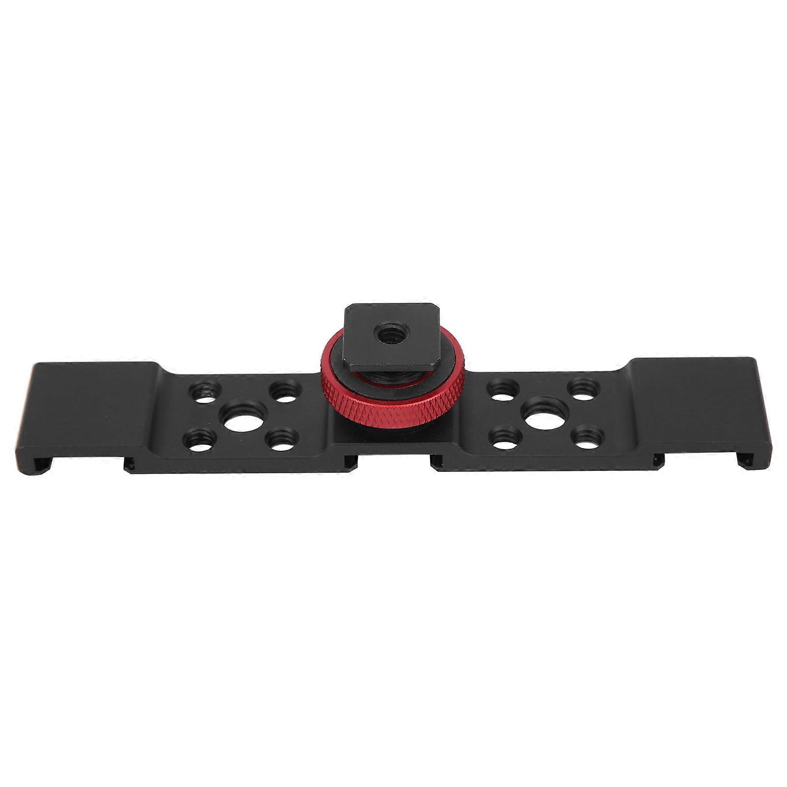 3 In 1 Hot Shoe Mount Adapter Extension Bar Bracket Stand for Camera Mobile Phone