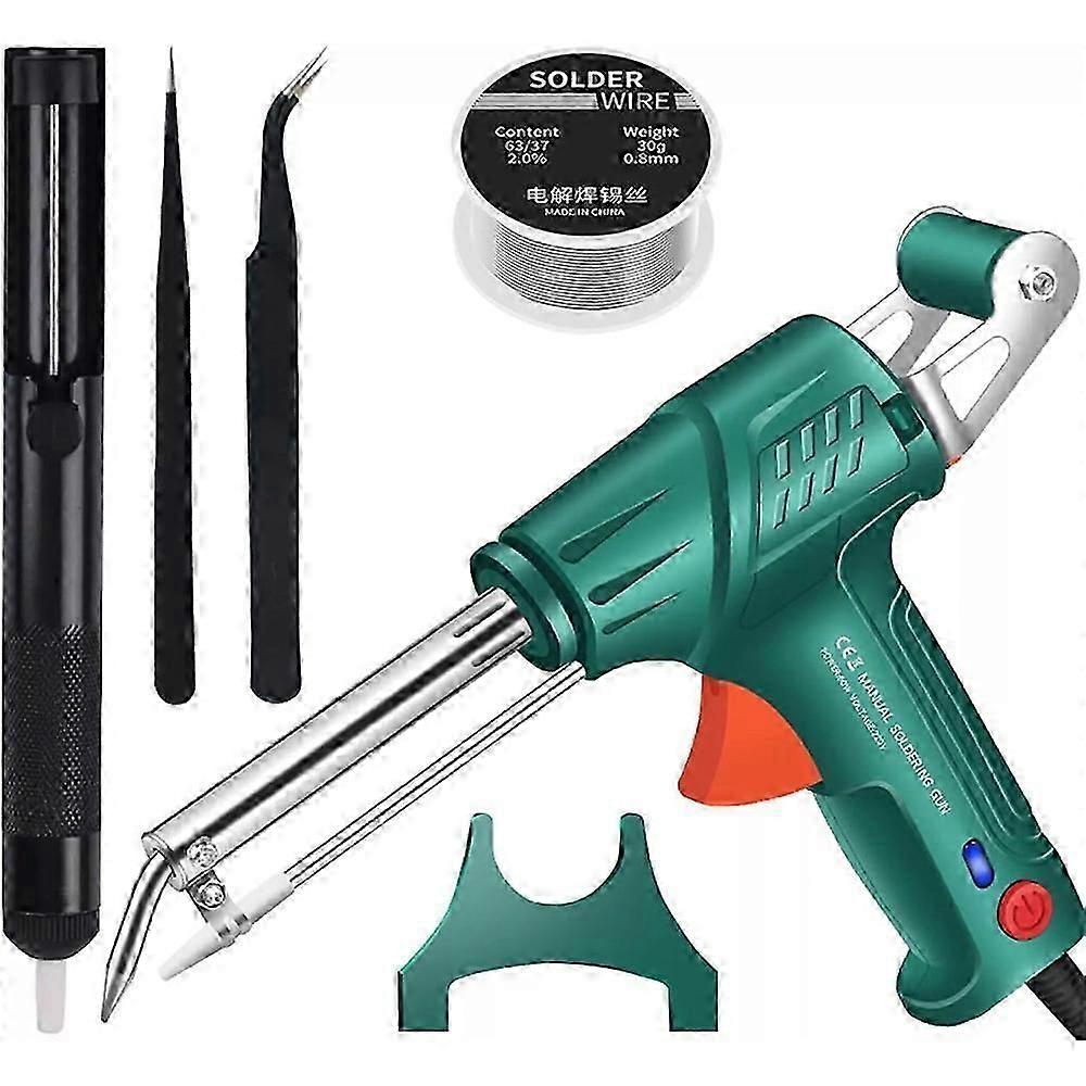 Multifunction Iron Welder Automatically Soldering Gun 60W HandHeld Internal Heating Send Tin Gun Welding Repair Tool 220V/110V