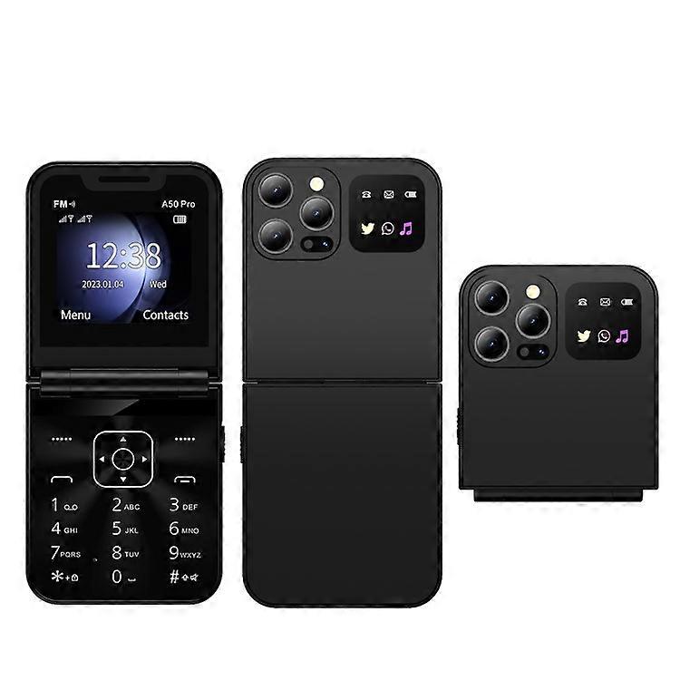 SERVO A50 Pro Dual SIM Flip 2G Bar Phone for Seniors