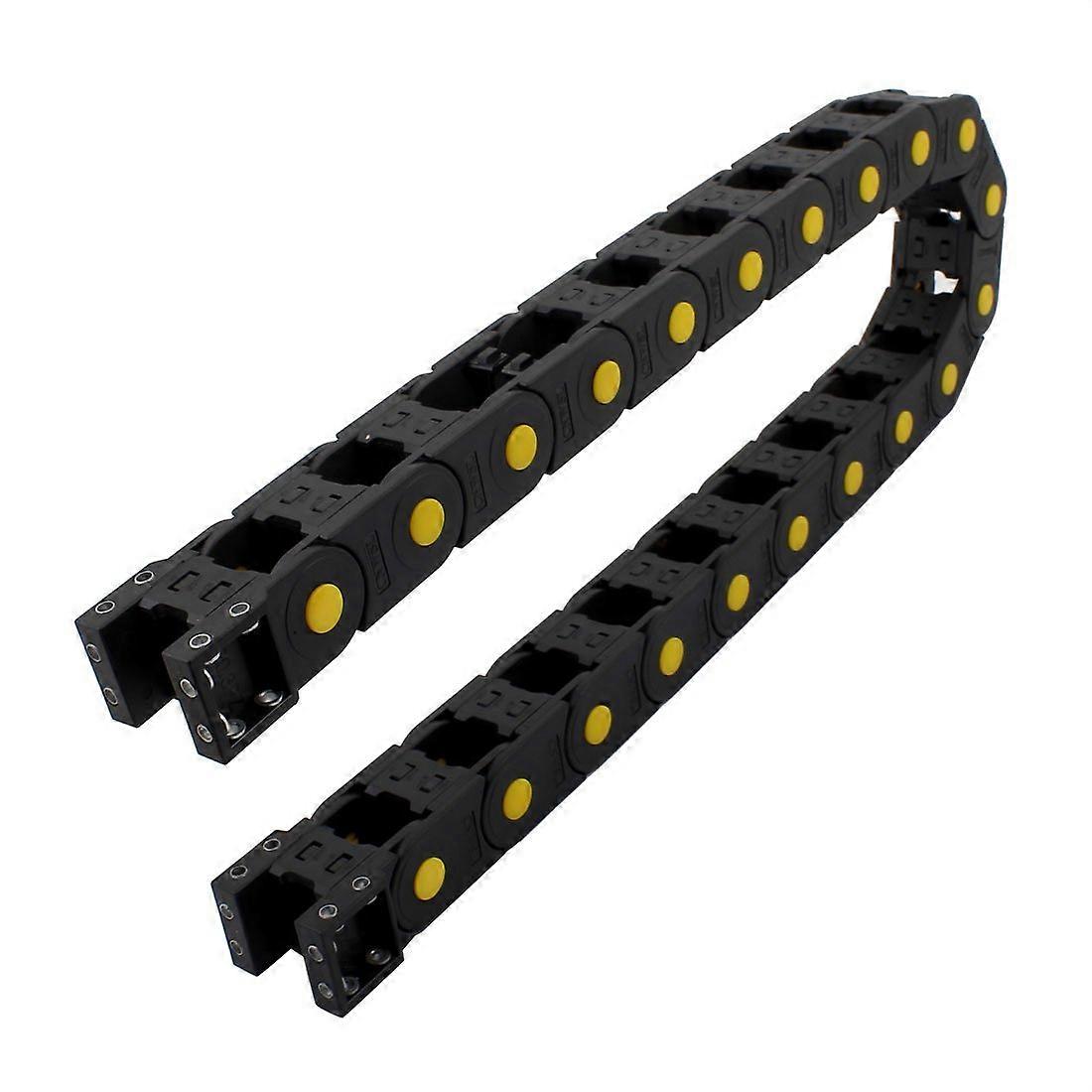 Plastic Open Type Drag Chain Cable Carrier 20mm x 25mm 1.01M Length Black Model 5cb b17 e79 ff7 dce