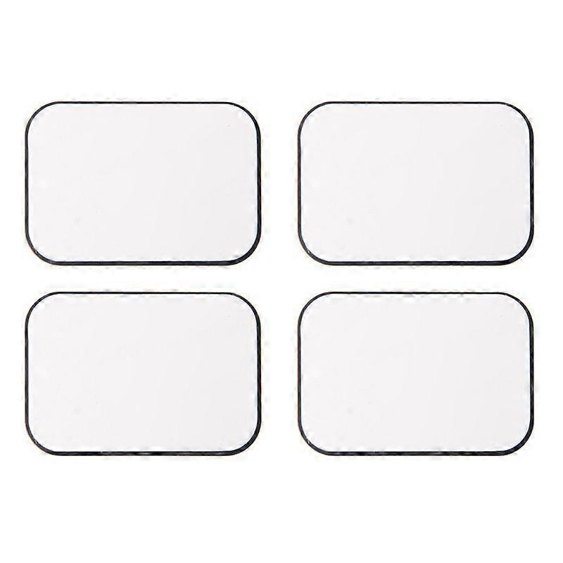 4Pcs Replacement Metal Rectangular Magnetic Plate Sticker For Phone Mount Holder