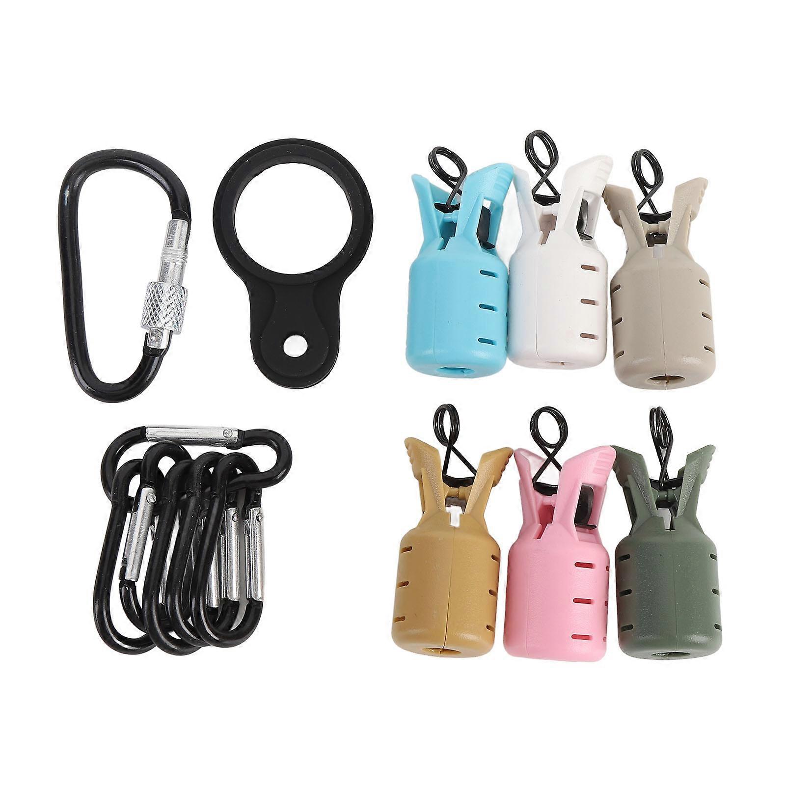 6 Pcs Squid Cover with Screwgate Hooks Easy To Clip Protective Squid Jig Hook Protector for Outdoor