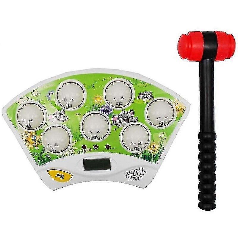 Classique Mole Whacking Reflex Jeu d’arcade électronique Kids Whack A Mole Comédie musicale éducative