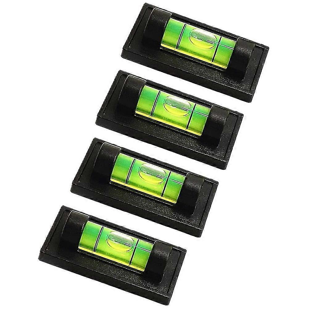 4Pcs Magnetic for Leveling Phonograph,Camera, Tripod, Machines, Spirit Level Measuring Tools (Magne