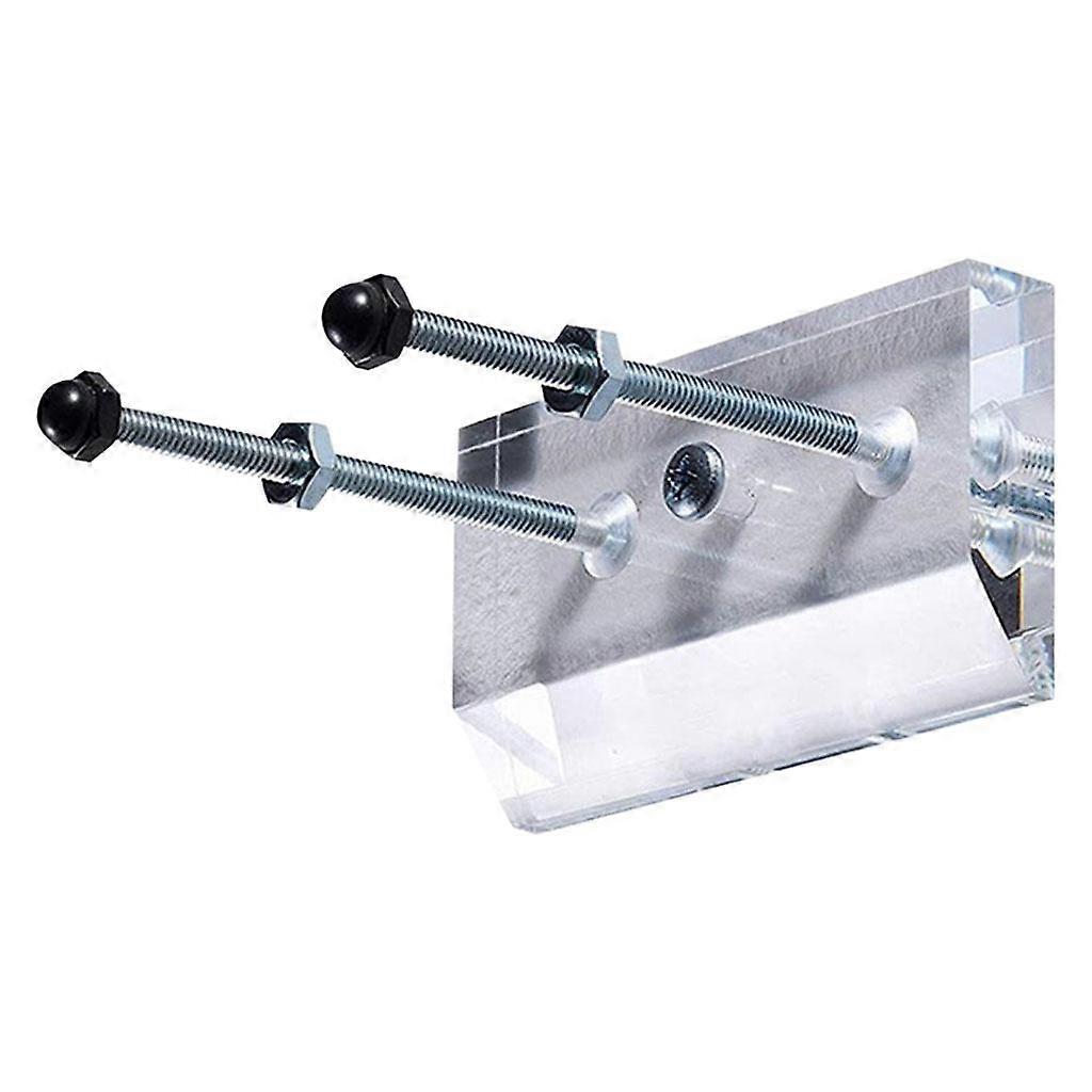 Wall Mount Skateboard Bracket Hanger Snowboard Display Rack Acrylic Transparent