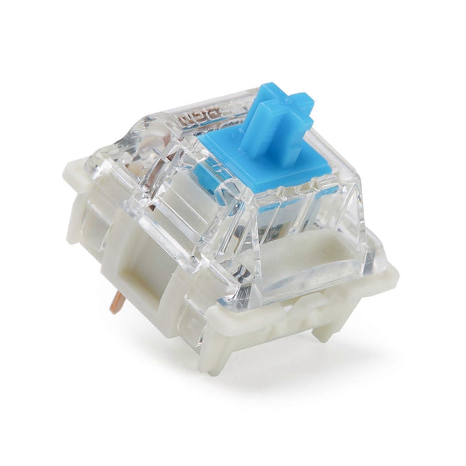 Gateron G Blue Pro 3.0 Switches Prelubed 3pin RGB SMD Clicky for Gaming Mechanical Keyboard (72Pcs, Pro Blue 3.0)