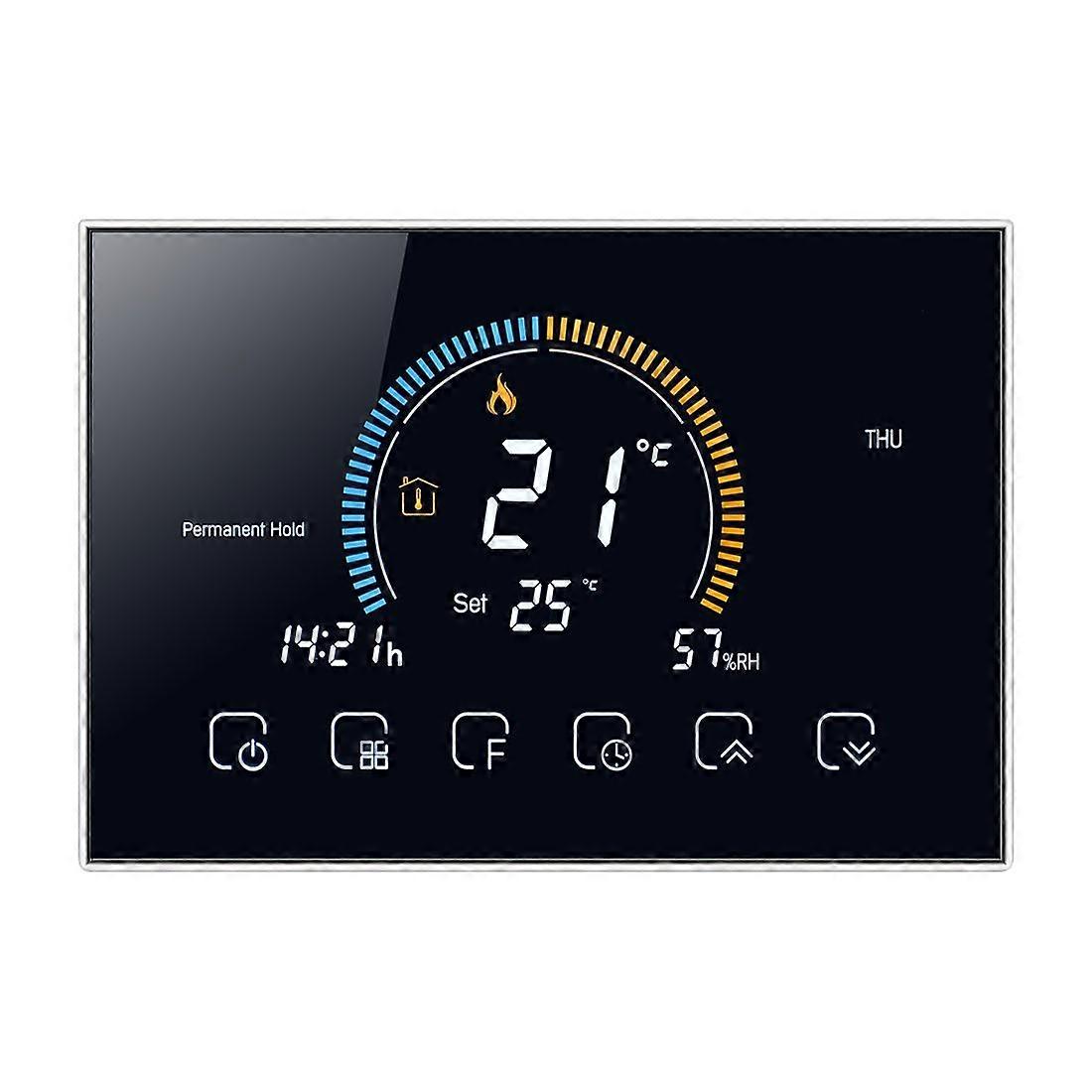 Smart Home Heat Pump Round Room Thermostat