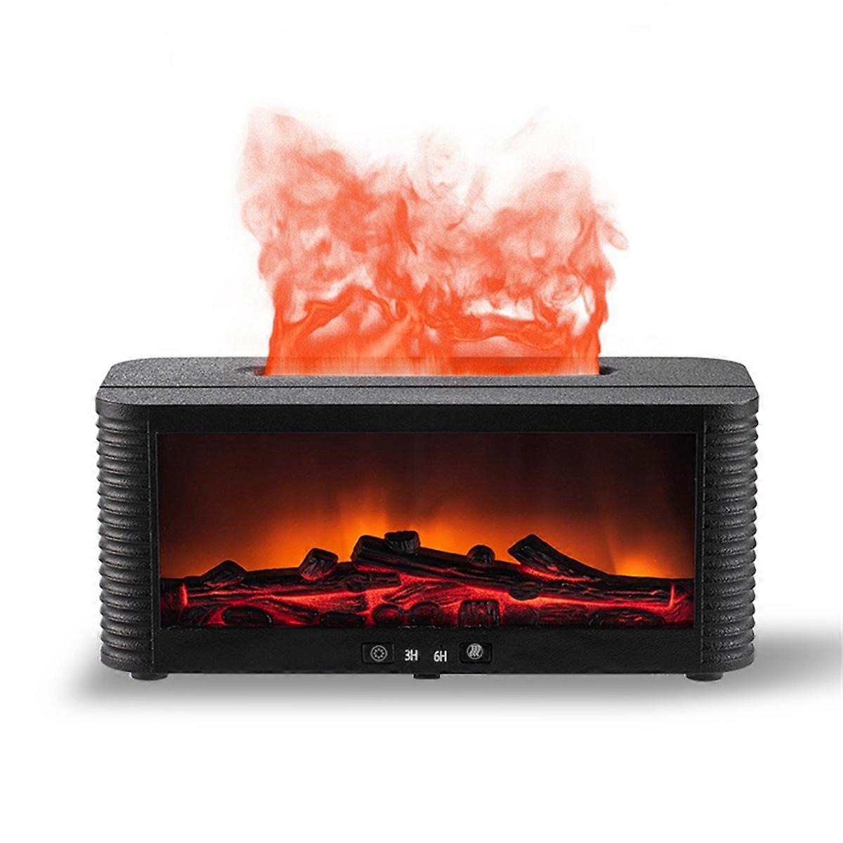 Mini Fireplace Diffuser for Essential Oils Fireplace Humidifier Air Aromatherapy Fire Place Diffuser
