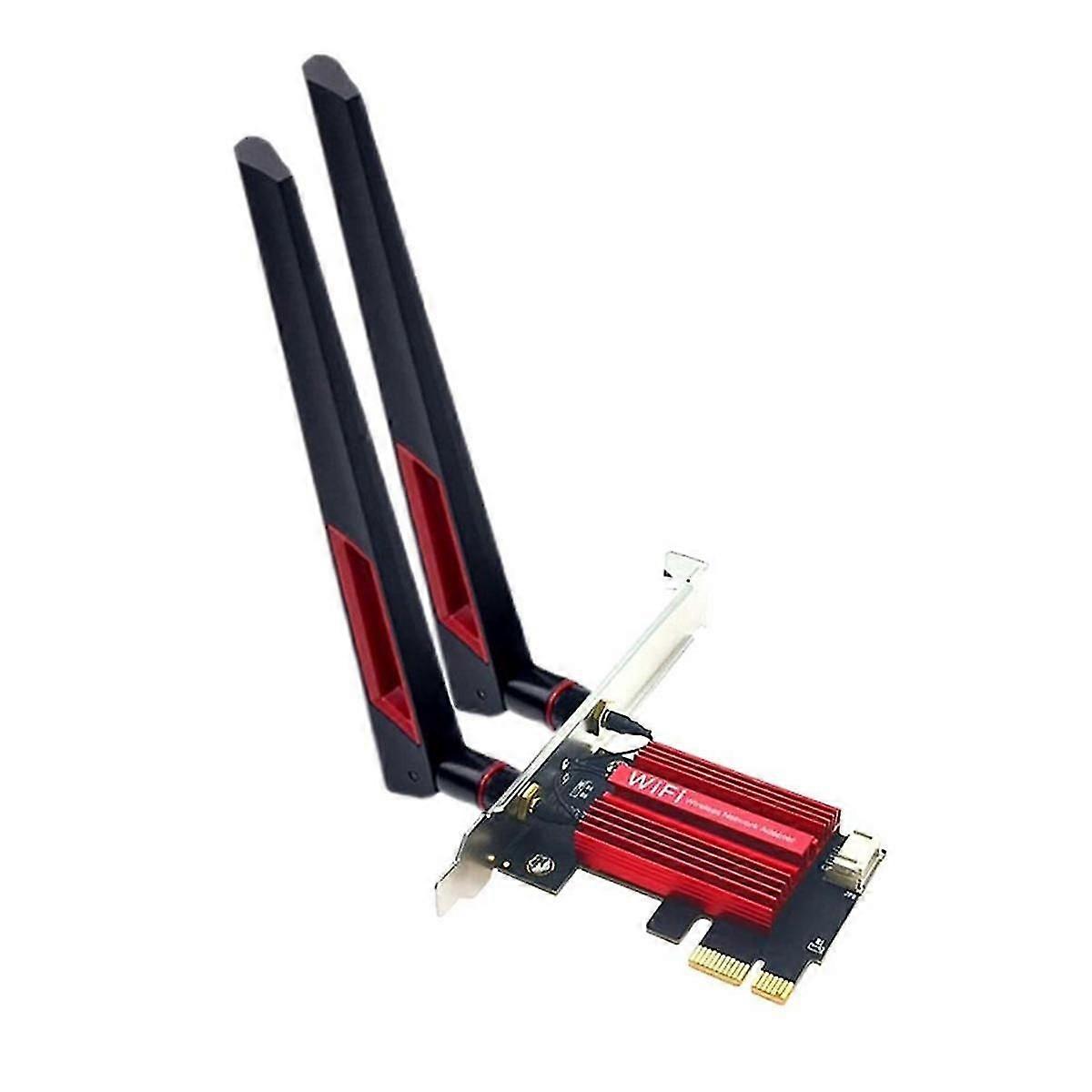 For BE200 PCIE Wifi Adapter WiFi 7 8774Mbps Bluetooth 5.4 Gaming PC 2.4G/5G/6GHz Wireless Network C