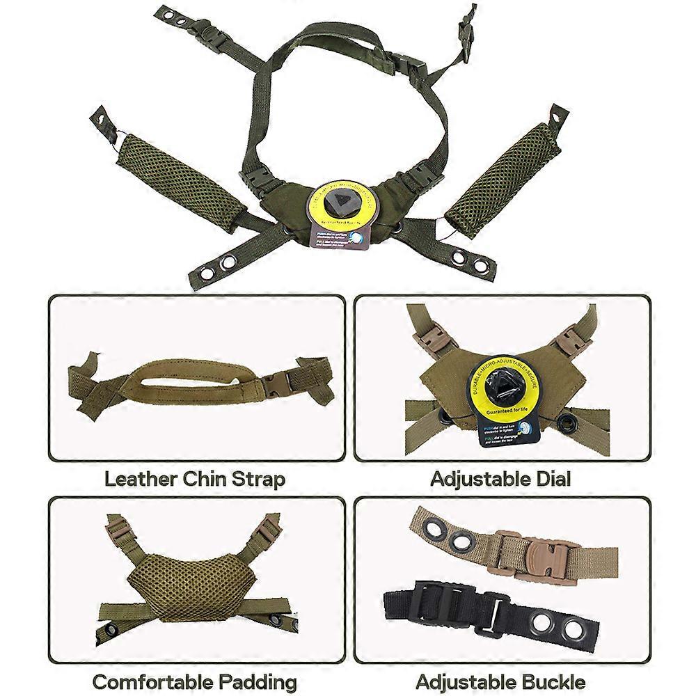 Helmet Dial Suspension System Chin Strap Replacement for Fast MICH Wendy Helmet Hanging Strap