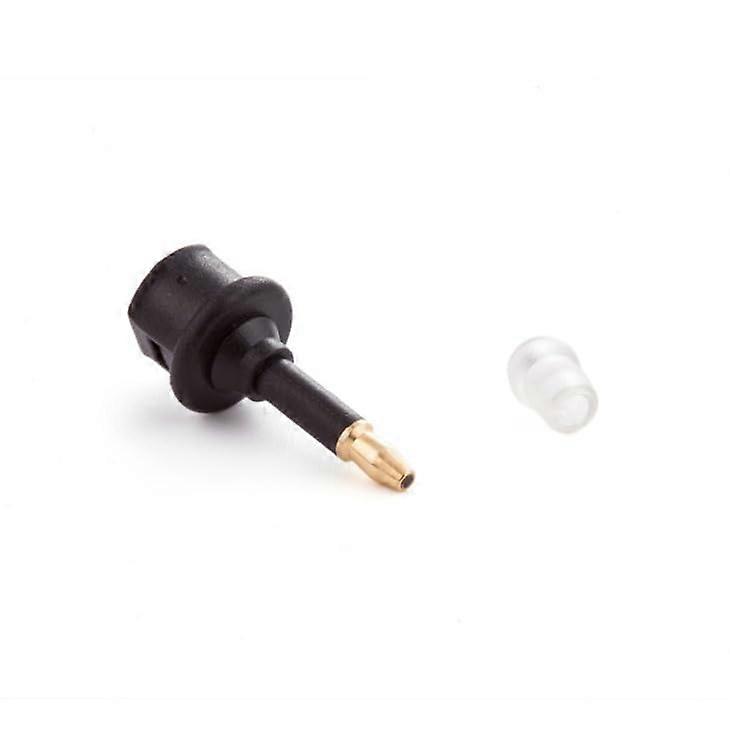 10pcs 3.5mm to SPDIF standard square port digital audio optical fiber connector