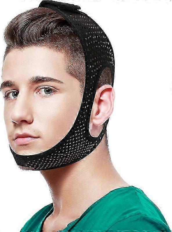 Anti Snoring Chin Strap for CPAP Users,Adjustable and Breathable