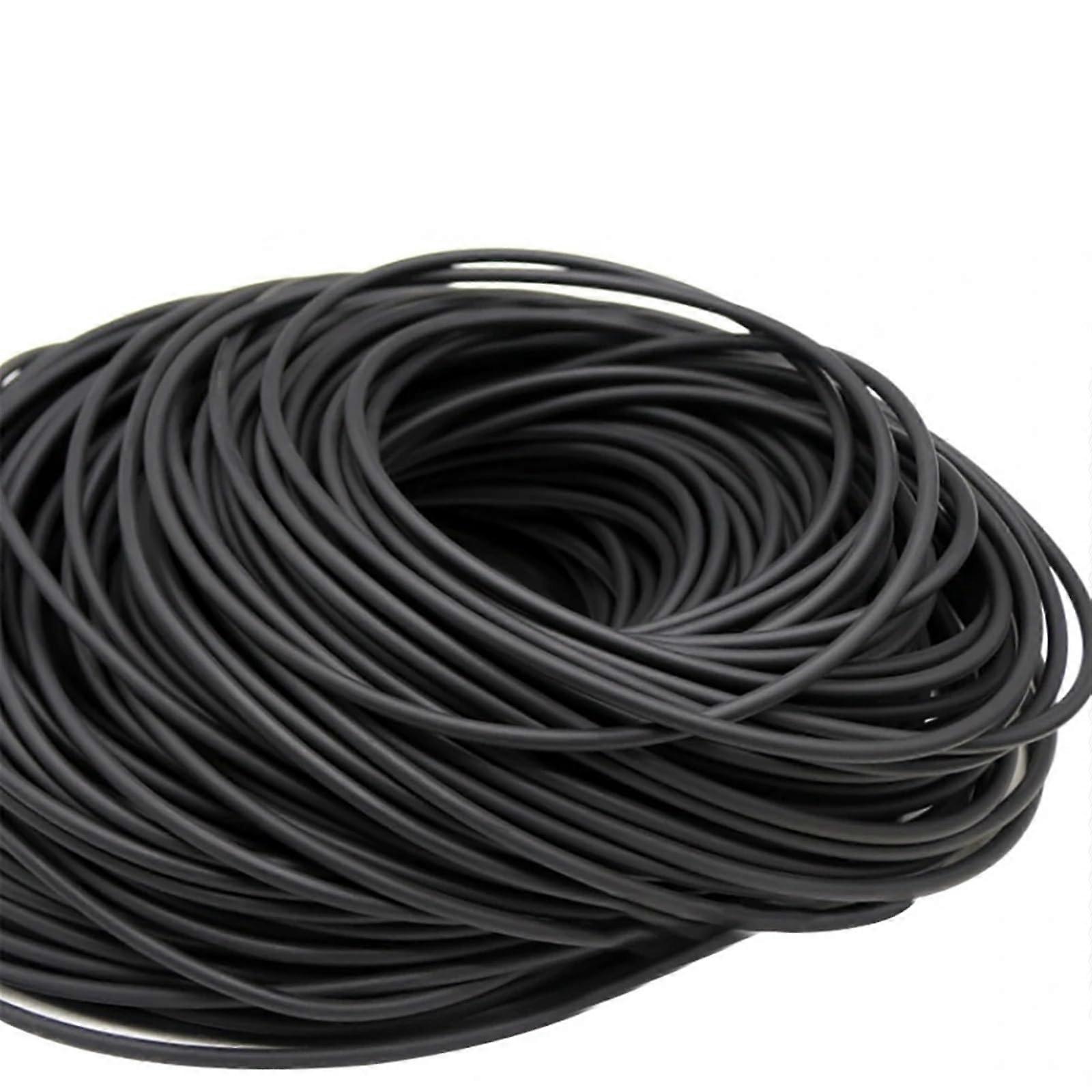 Exclusion strip Fluor rubber, diameter 215 mm, Oring seal, black, 1 meter