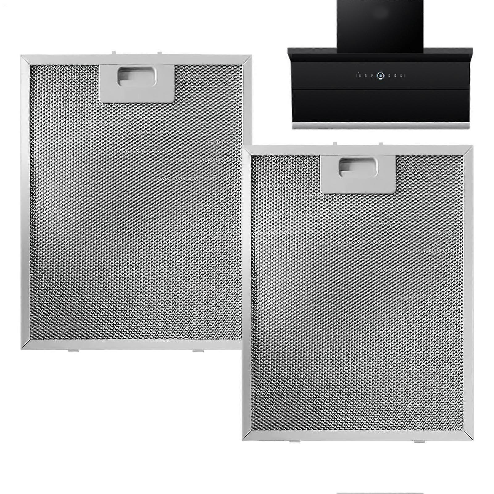 Grease Filter Metal Grease Filter for Suction Hood 2 x Ventilation Filters 5Layer Aluminium Grille