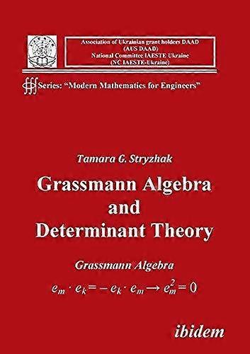 Grassmann Algebra And Determinant Theory by Tamara G Stryzhak Paperback Book