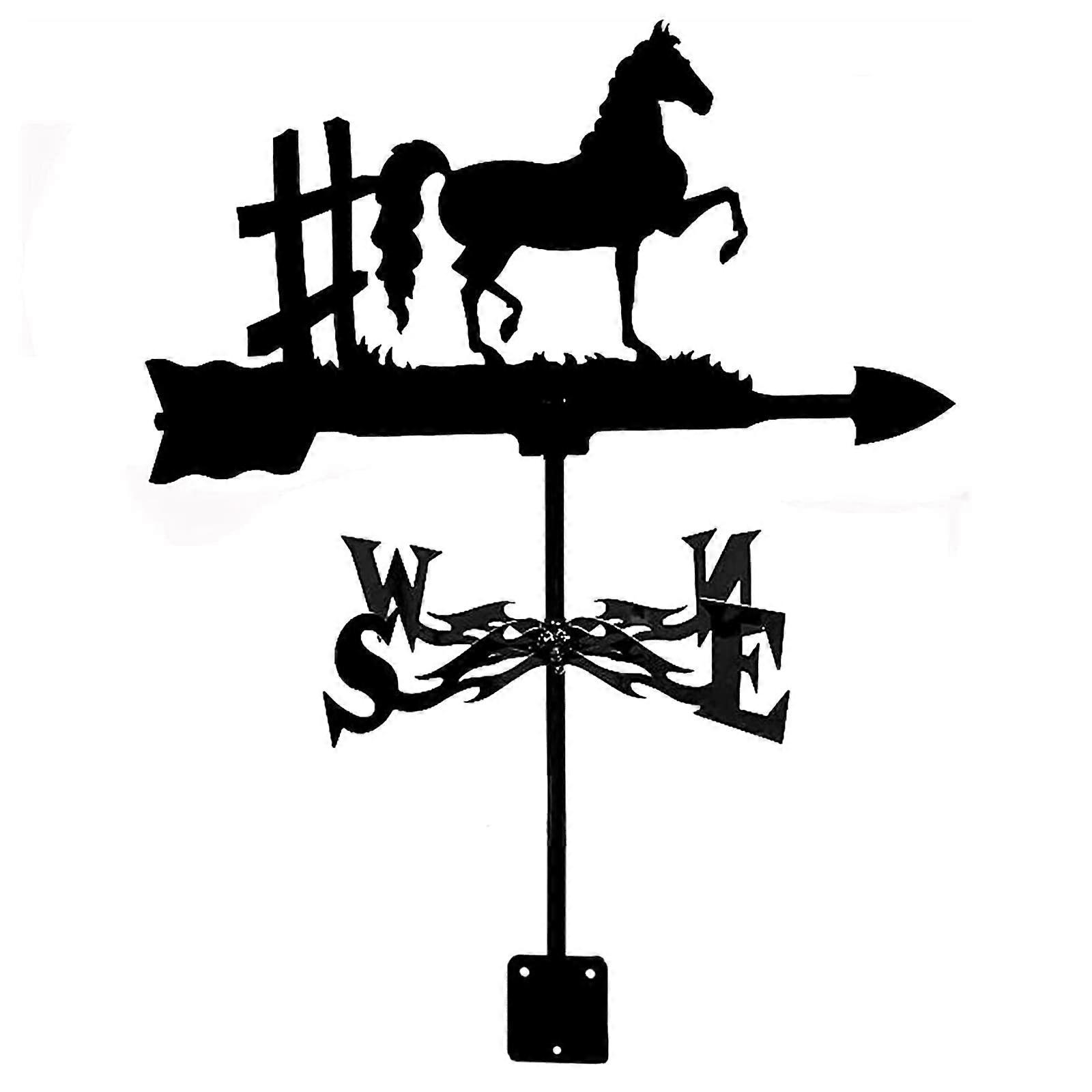 BauernhausWetterfahne, Dachhalterung, Wetterfahne, Garten, Hof, Metallhalterung – Steed