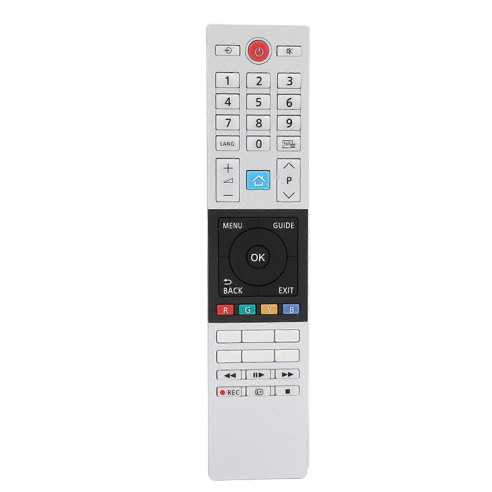 Universal TV Remote Control - Clear Buttons, Comfortable Grip, Compatible with Multiple Models