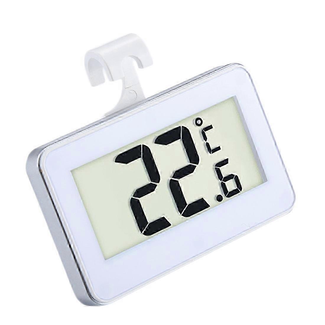 2025 Mini Refrigerator Thermometer Digital LCD Display Freezer Temperature Meter with Hook