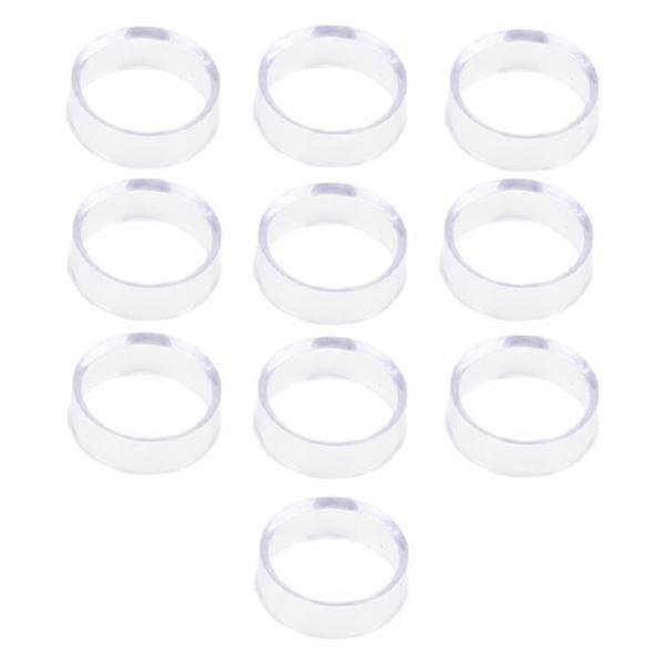 4x 10PCS Acrylic Crystal Ball Base Display Stand Transparent Pedestal Quartz