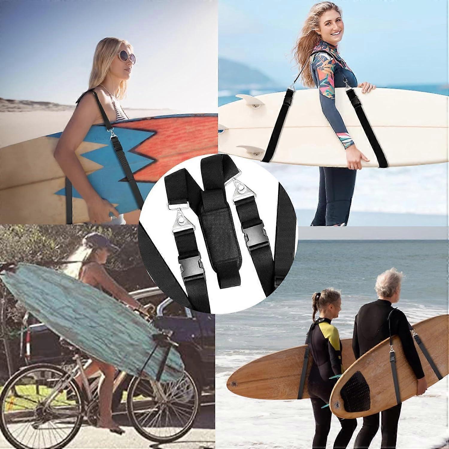 Surfboard Strap Adjustable Width With Large Shoulder Pad Wear-Resistant Portable