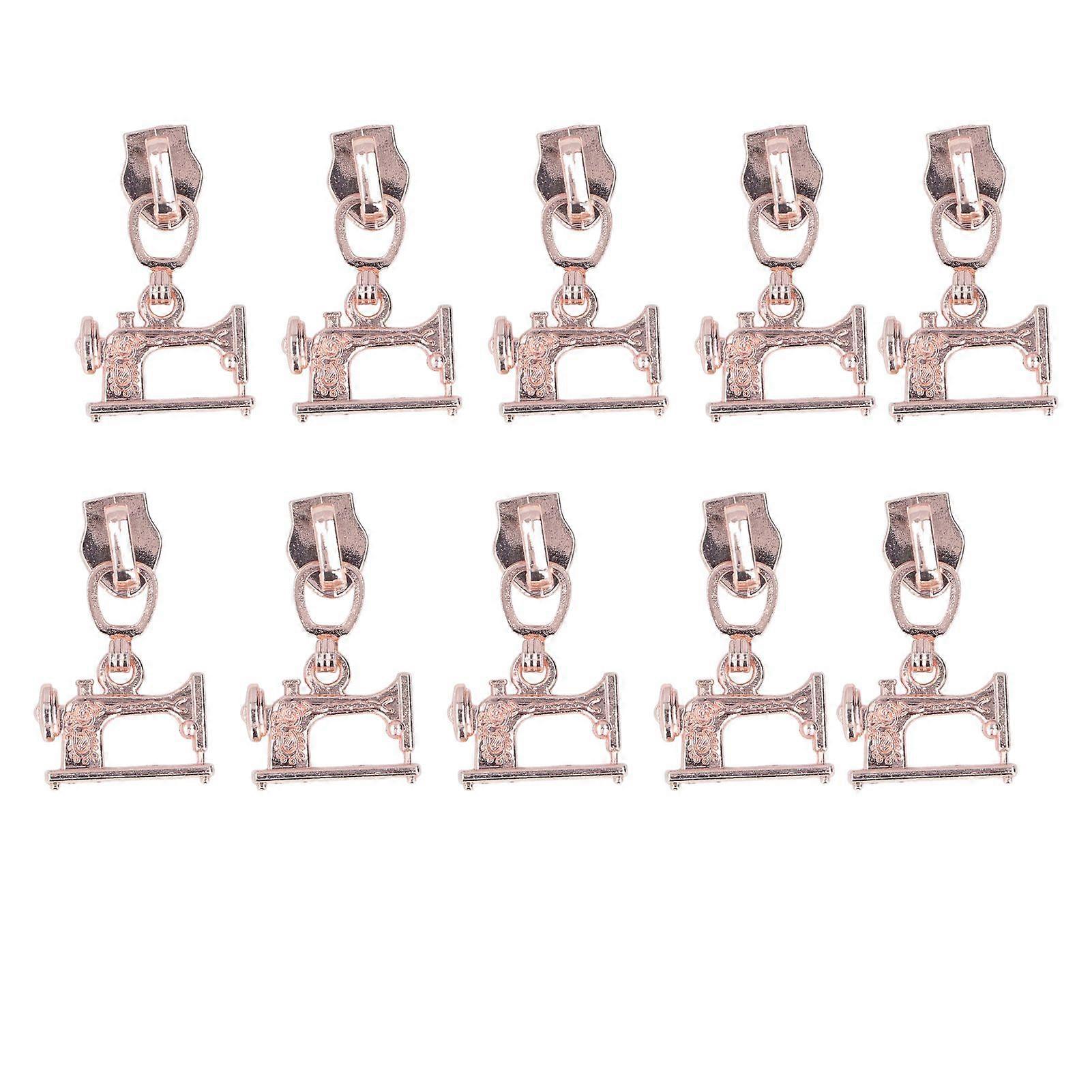 2025 Latest Model  10 Pcs Zipper Pull Sewing Machine Metal Zipper Pulls Jacket
