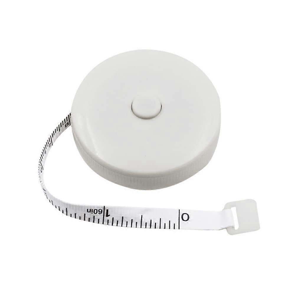 Tape Measures, Tape Measure Tape Tailor Ruler Key Chain Tape Measure Clothing Size Tape Measure Sewing Tool Accessories(White)