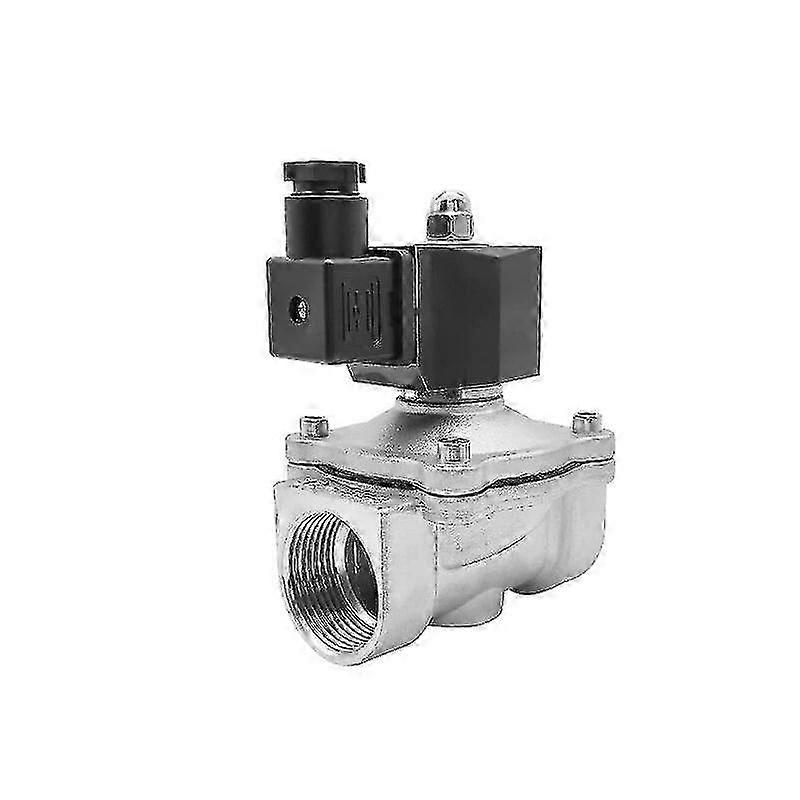 Électrovanne en acier inoxydable étanche NC 220V 12V 24V 110V En stock 24VDC