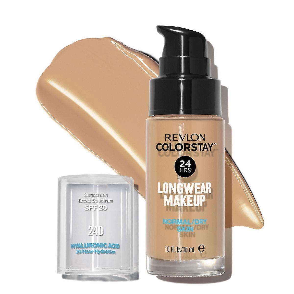 Revlon Colorstay Makeup For Normal/dry Skin With Spf 20, 240 Medium Beige - 1 Fl Oz
