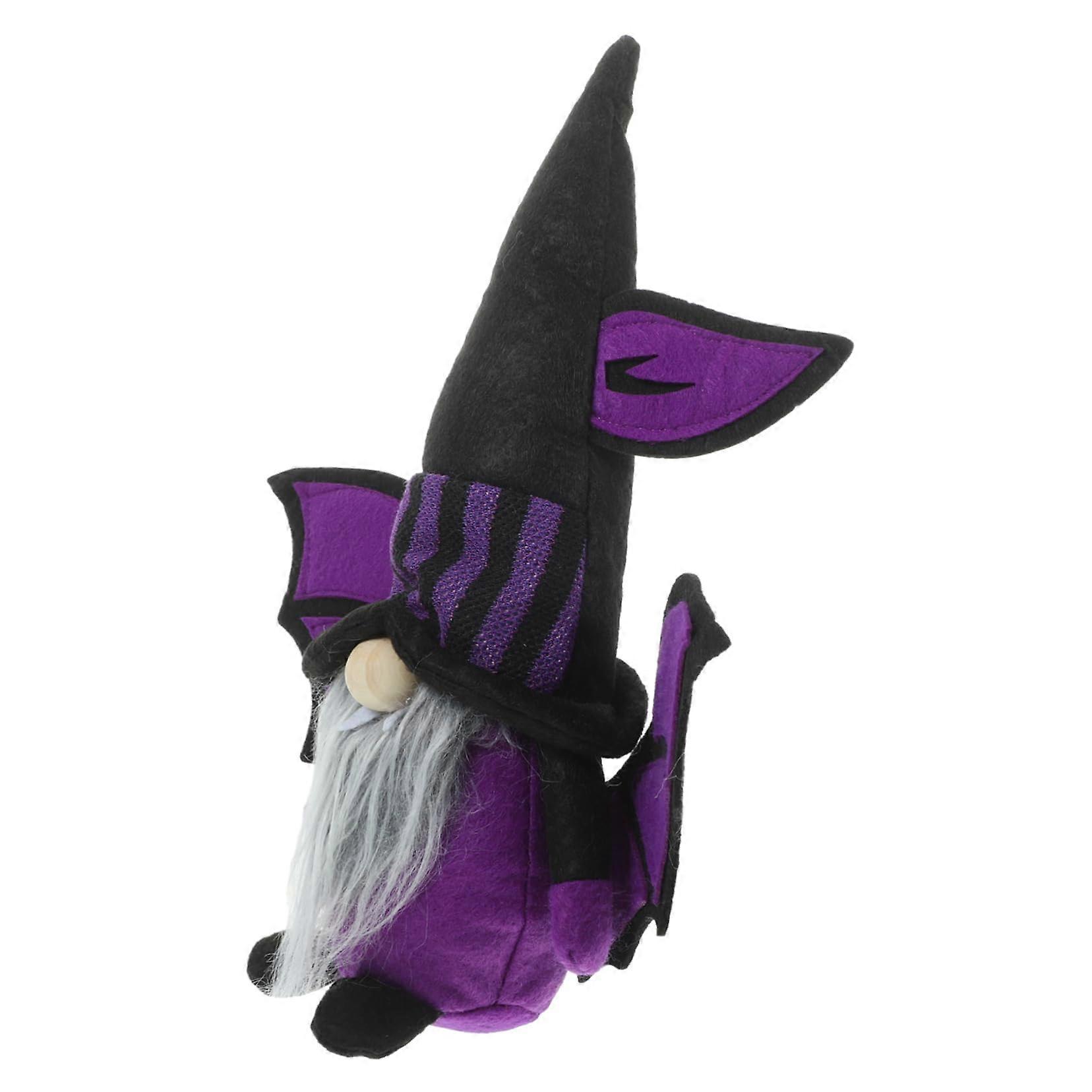 Pack of 2 Bat Without Face Doll, Bunny Statue, Gnome Centrepieces, Halloween Gnome
