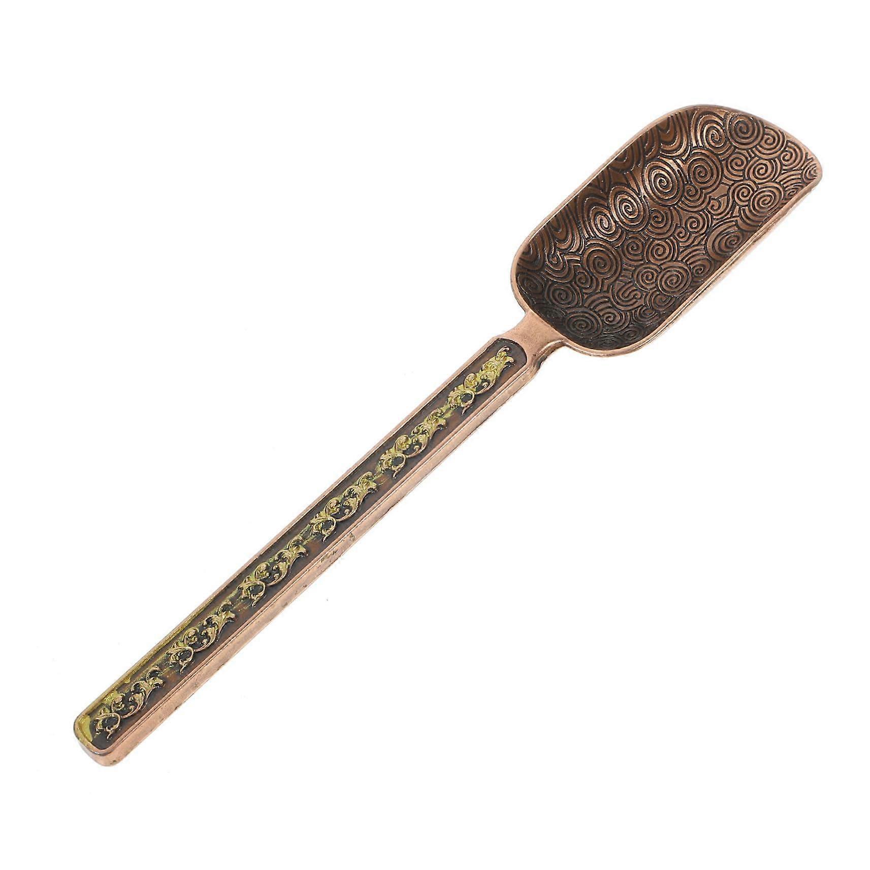 Copper Zinc Tea Spoon Set, Retro Design Measuring Spoons for Tea, Coffee, and Baking - Vintage Style Kitchen Utensils