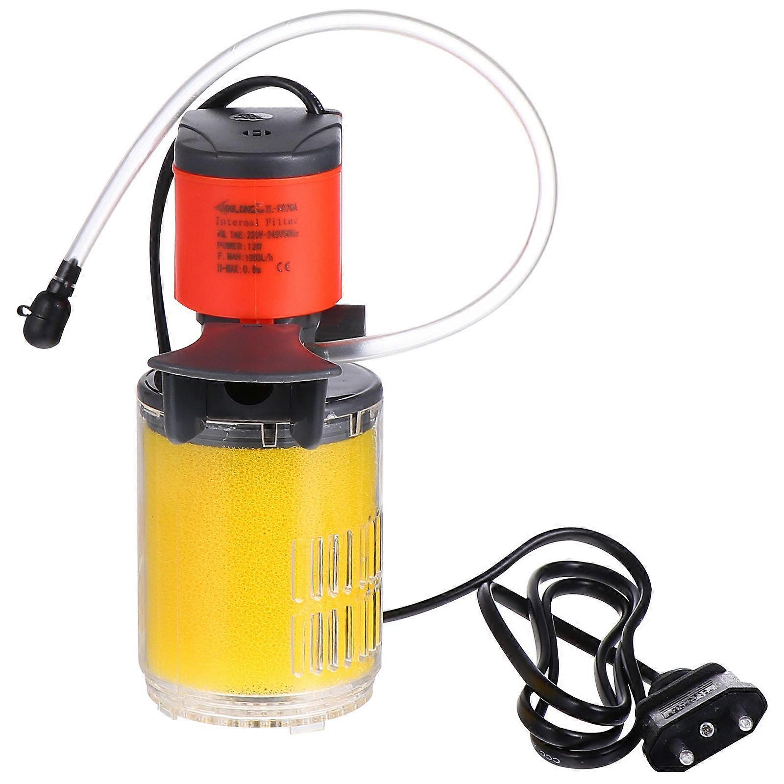 Aquarium Circulation Pump Submersible Pump for Fish Tank and Pond 17.00X7.00X7.00CM Powerful Suction Cup 1Pack