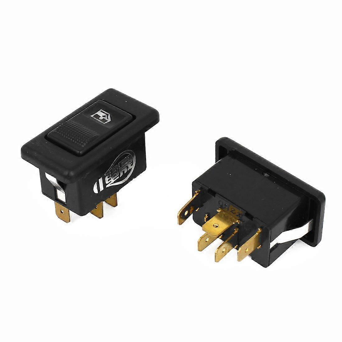 2 x Autotür-Fensterglas-Hebeschalter Compatible with Various Models, Durable Material, Easy Installation