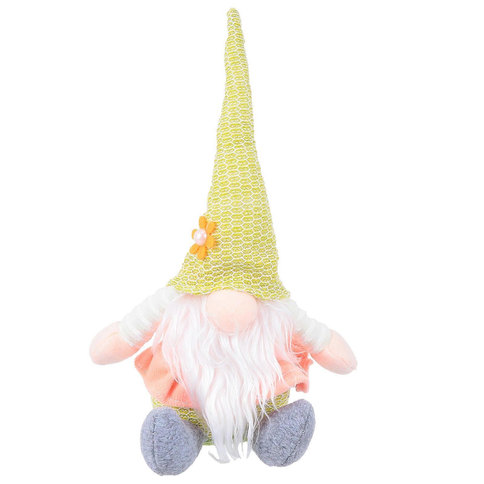Sitting Gnome Dolls Children Easter Party Decoration Plush 10x5x30cm 1Pack