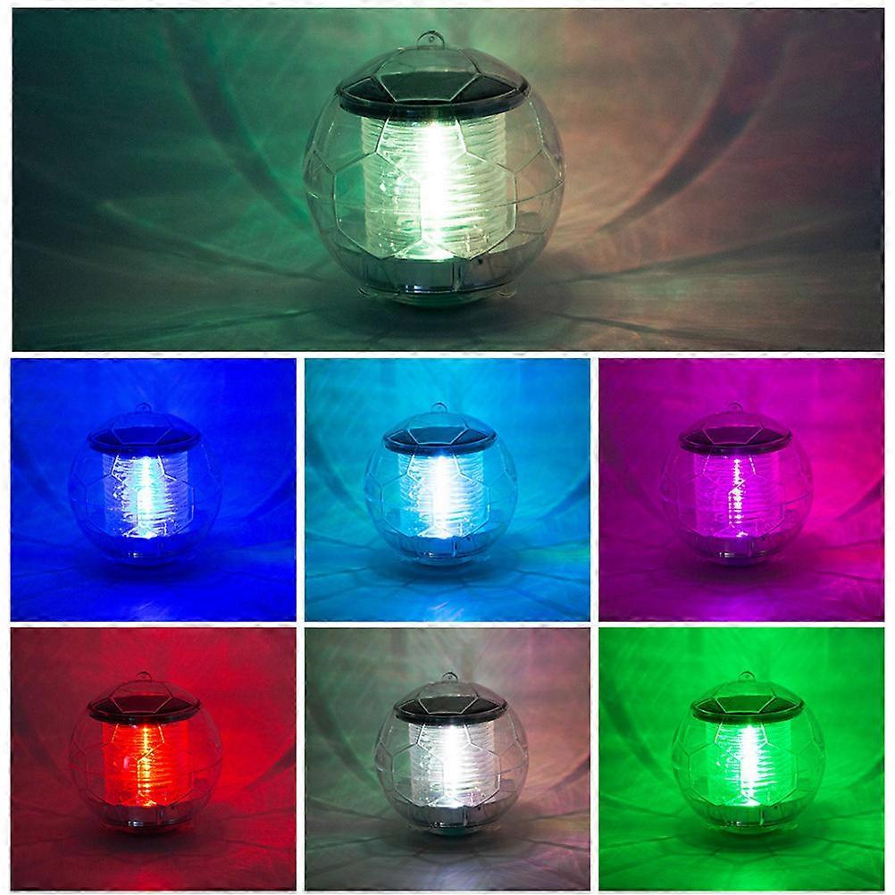 Floating Lamp Solar Powered Automatic Color Change For Pond Party Decoration 2Pcs