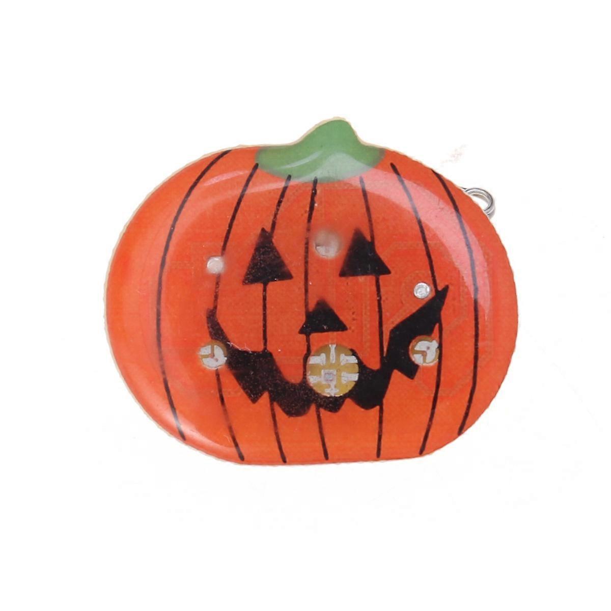 Halloween Badge Party Attendees Button Cells Powered 3x2.5cm 1Set