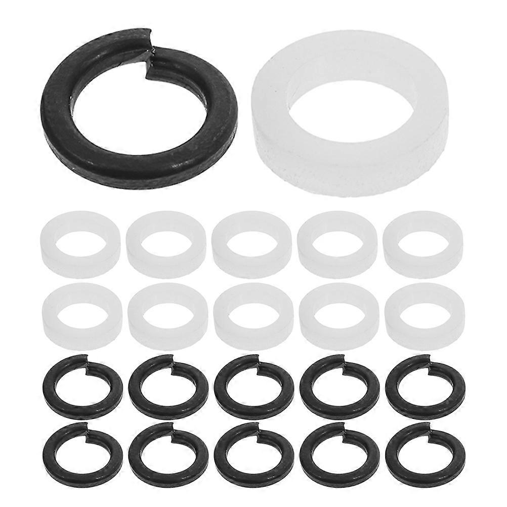 Guitar Plastic Gaskets Tuner Washer Enhances Tuning Stability For Acoustic Guitars Assorted Color 0.70X0.70X0.10CM String Slippage Reduction 30Pcs