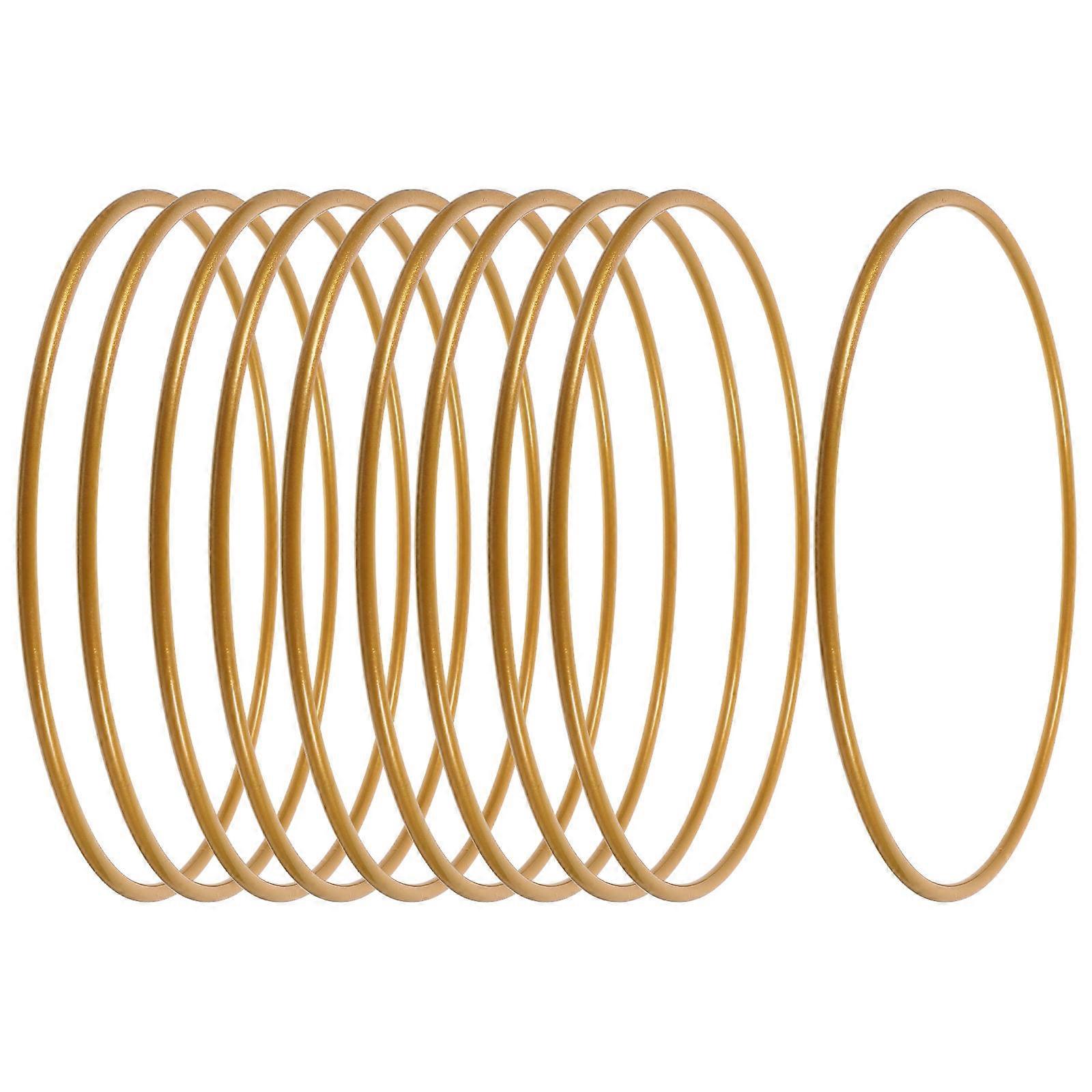 Wreath Making Metal Ring Iron Rings For Crafts present Making Round Shape 10Pcs