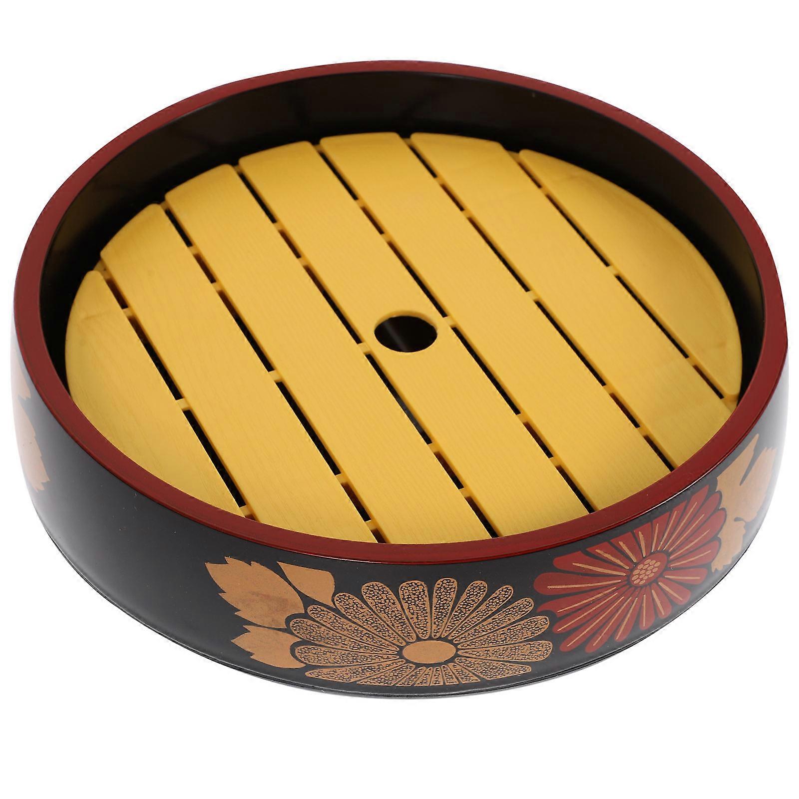 Practical Sushi Plate Sushi Storage Plate Assorted Color PP Decoration 1Set