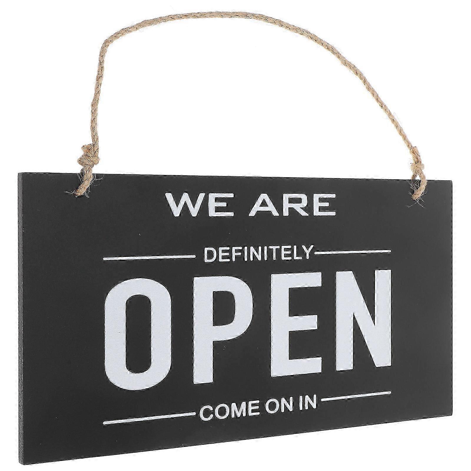 Hanging Store Sign, Double Sided Open Indicator Ensuring Customer Visibility