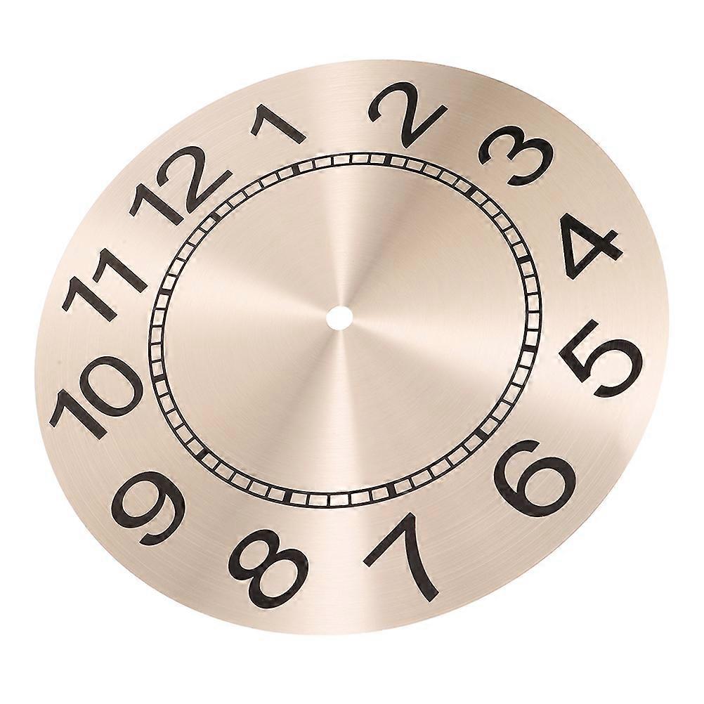 Stylish Round Wall Clock Dial Replacement for DIY Roman Numeral Projects, Compatible with Standard Clock Movement Parts for Home Decor and