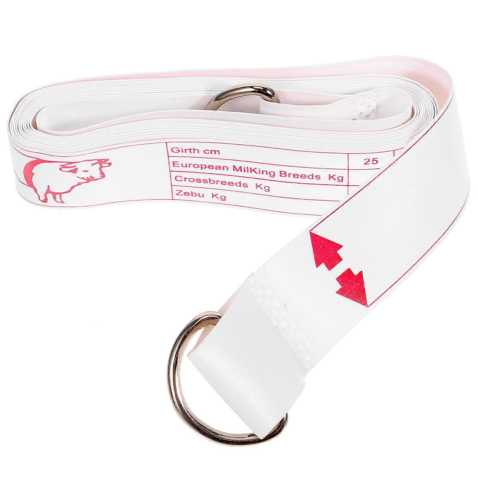 Weight Tape Measure Animal Weight Tape Measure Bust Measuring Tape for Cattle and Pigs Farms 86.46X0.94X0.20in Multi-Functional 1Pack