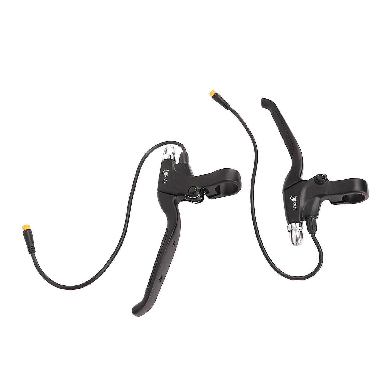 2pcs Electric Bike Brake Lever 32cm Wire Waterproof Interface Brake Handles for BAFANG BBSHD BBS01 BBS02 Mid Motor