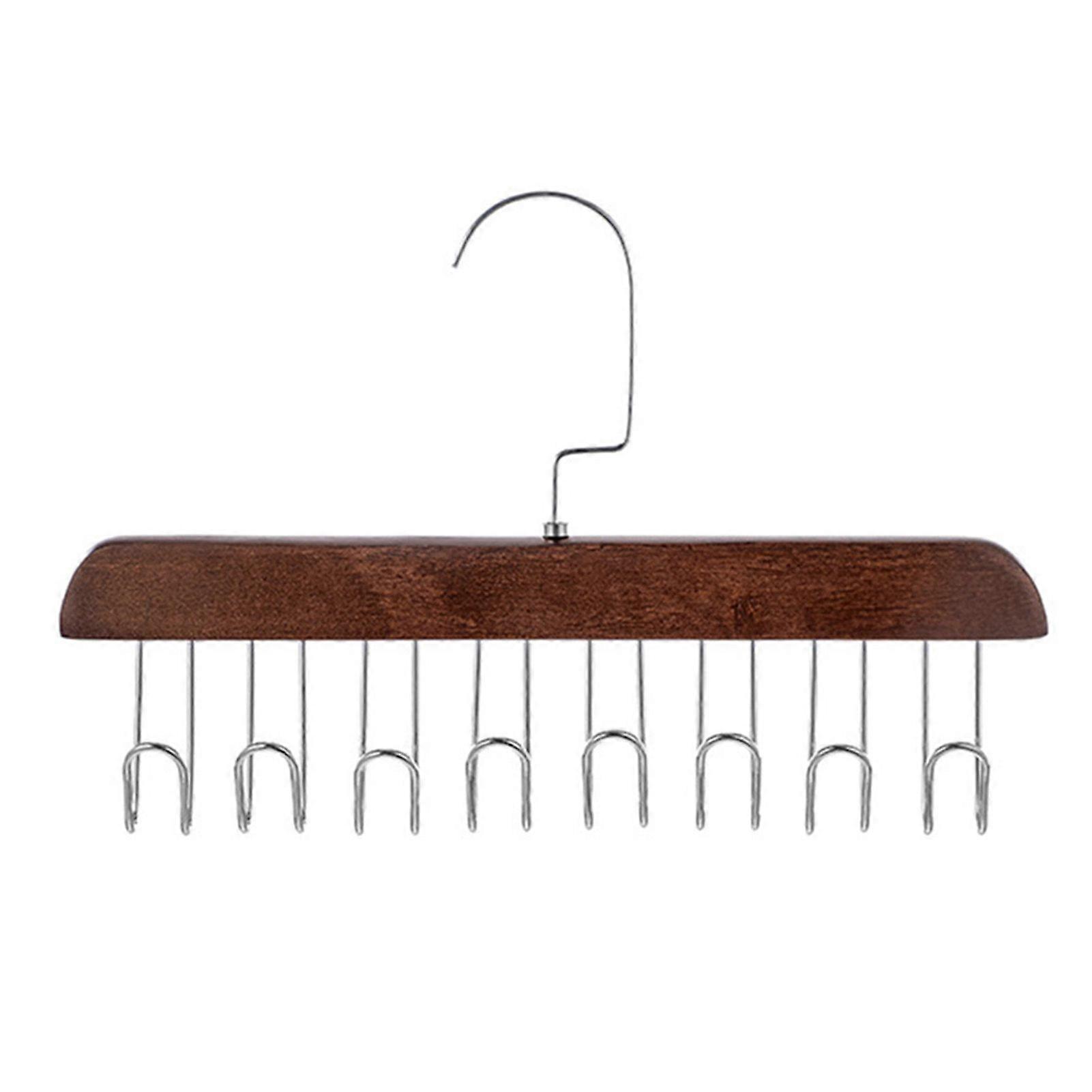 Anti Slip Multi Hook Coat Rack Roterbar Underkläder Slips Torkställ för garderob