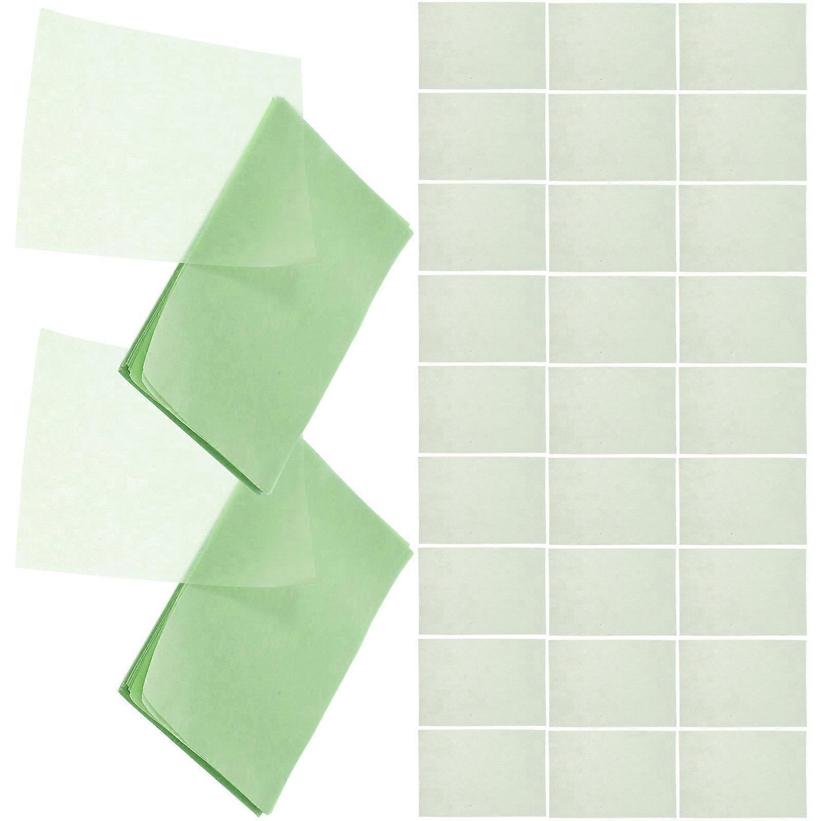 Facial Oil Blotting Paper Paper Material 9x6x0.5CM Oil Control For Oily Skin 500Sheets