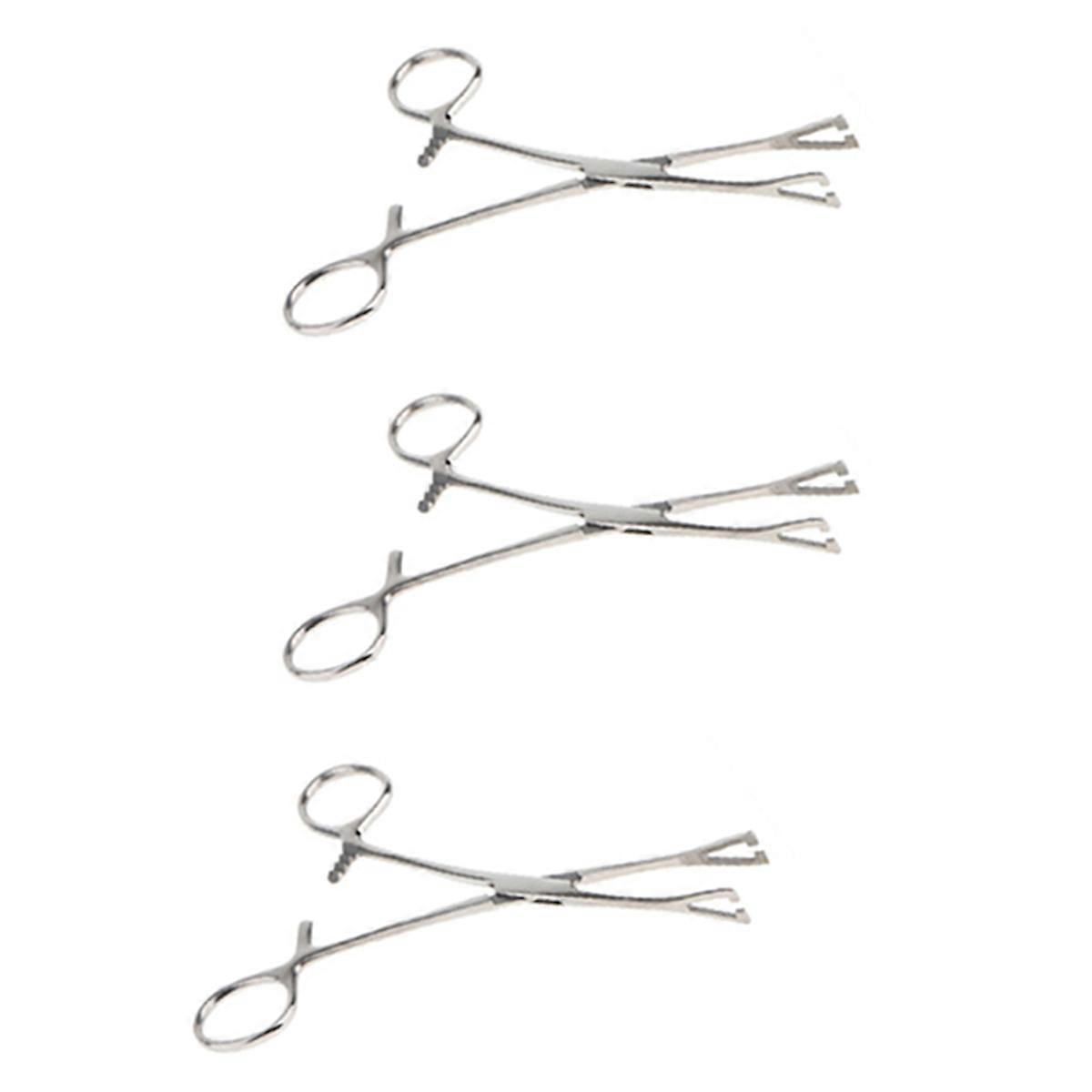 Triangle Opening Plier Clamp Piercing Forcep Tool Stainless Steel