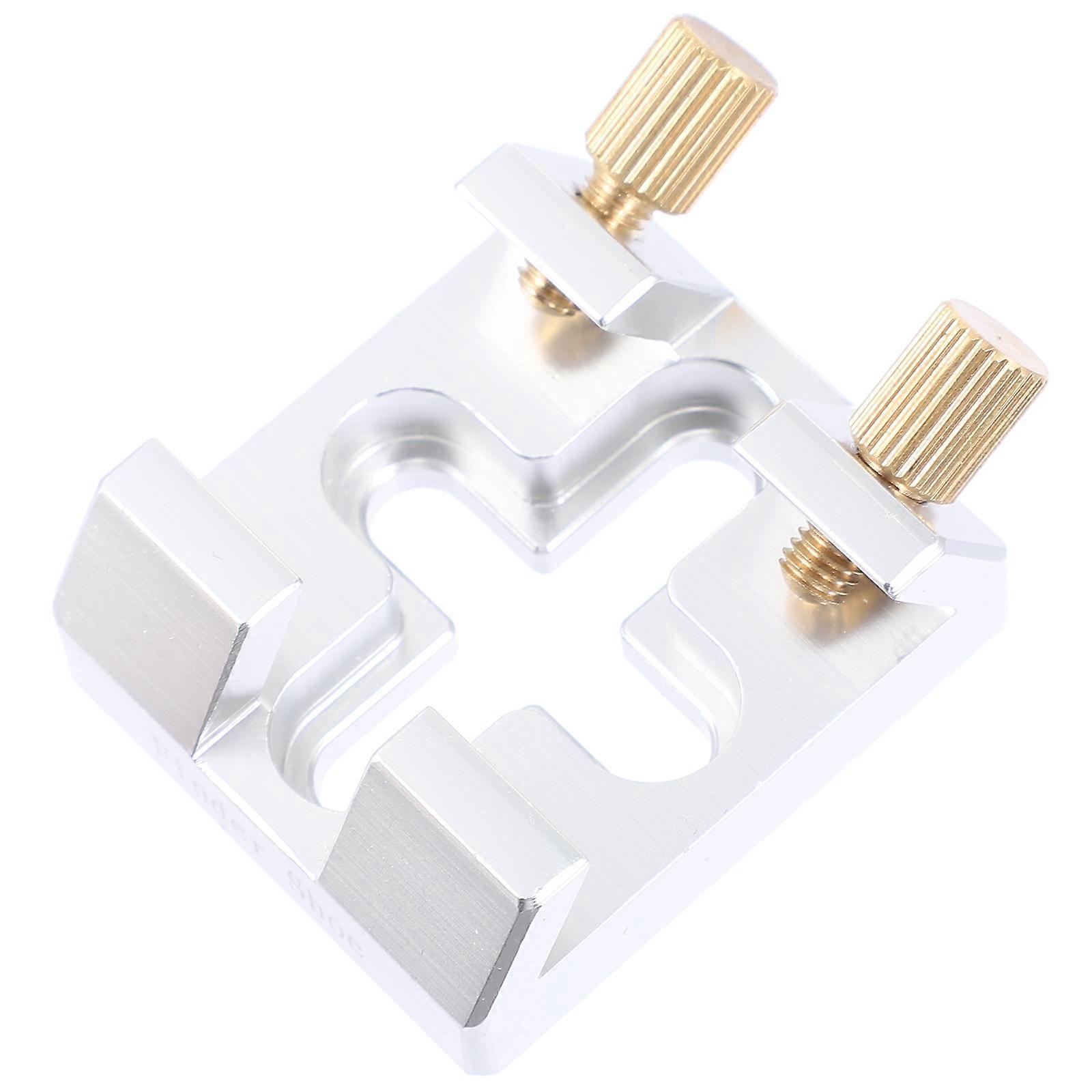 Equatorial Aluminum Telescope Accessory Dovetail Base Plate Stargazing Silver 4.5X4CM Compatibility with Astronomical Telescopes 1Pack