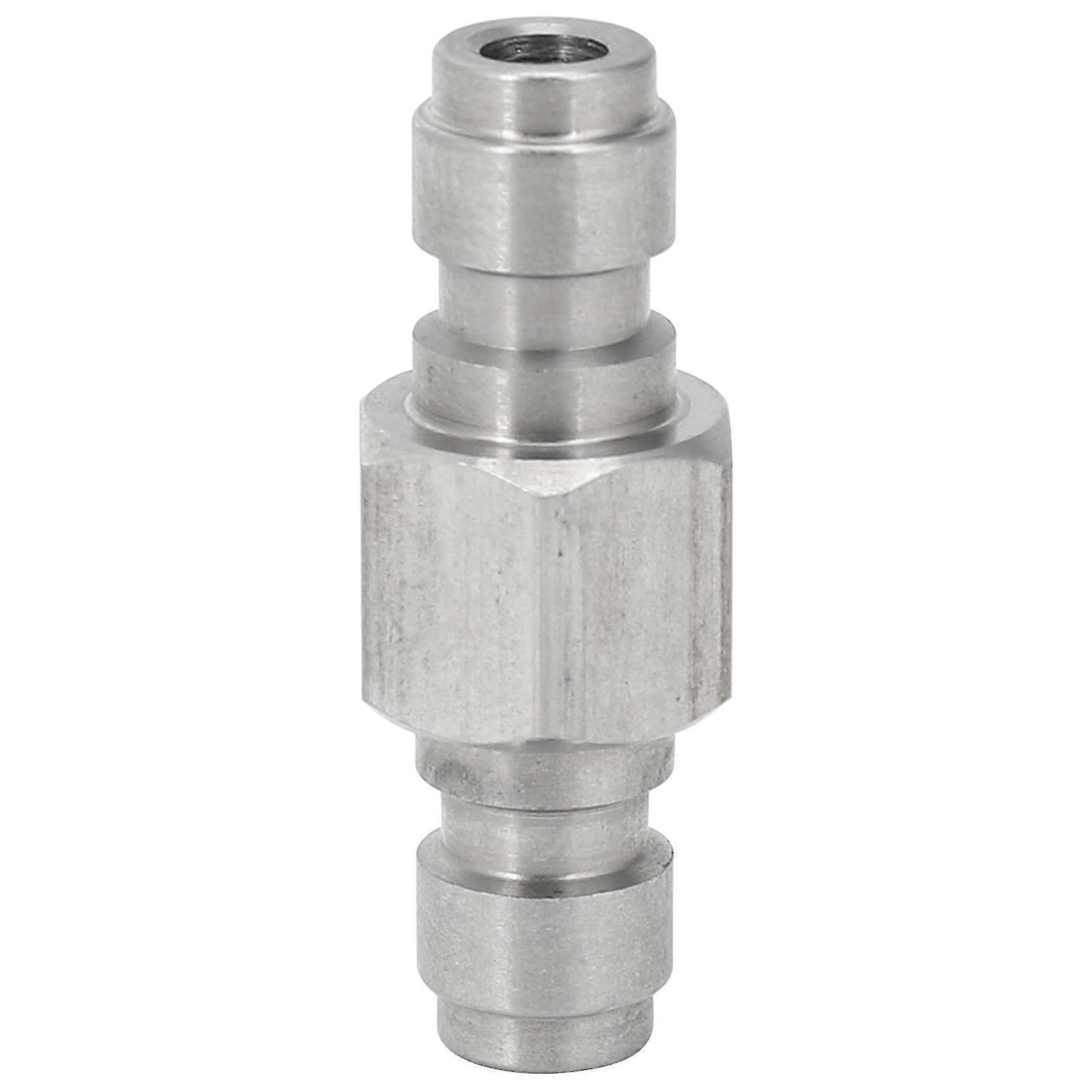 الفولاذ المقاوم للصدأ PCP الهواء محول الفصل السريع - حلمة تعبئة مزدوجة الذكور للمسدسات الهوائية