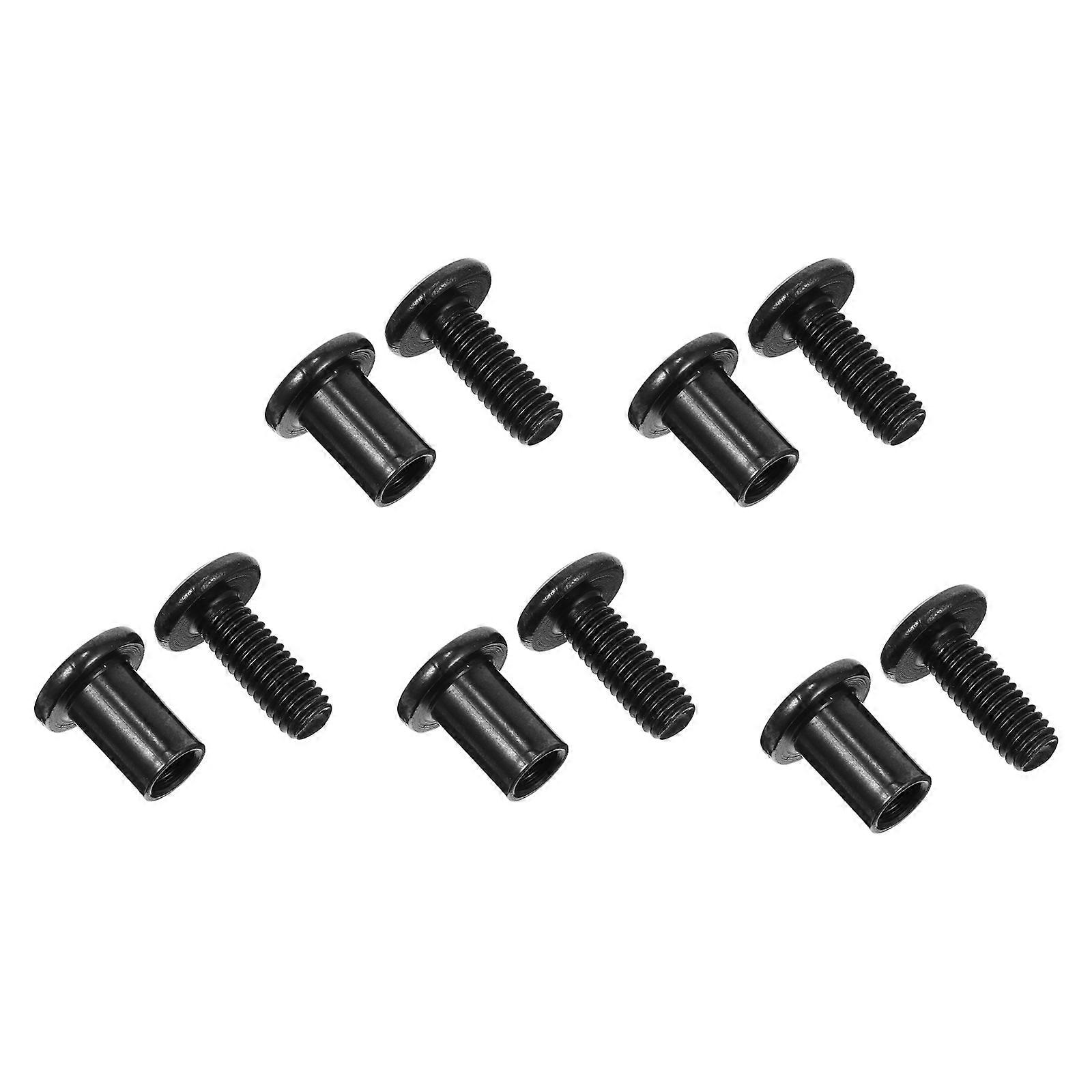 Clamping Binding Screws Rivet Screws Hex Socket Round Head Crafts Clothing Making Artists 5Pack