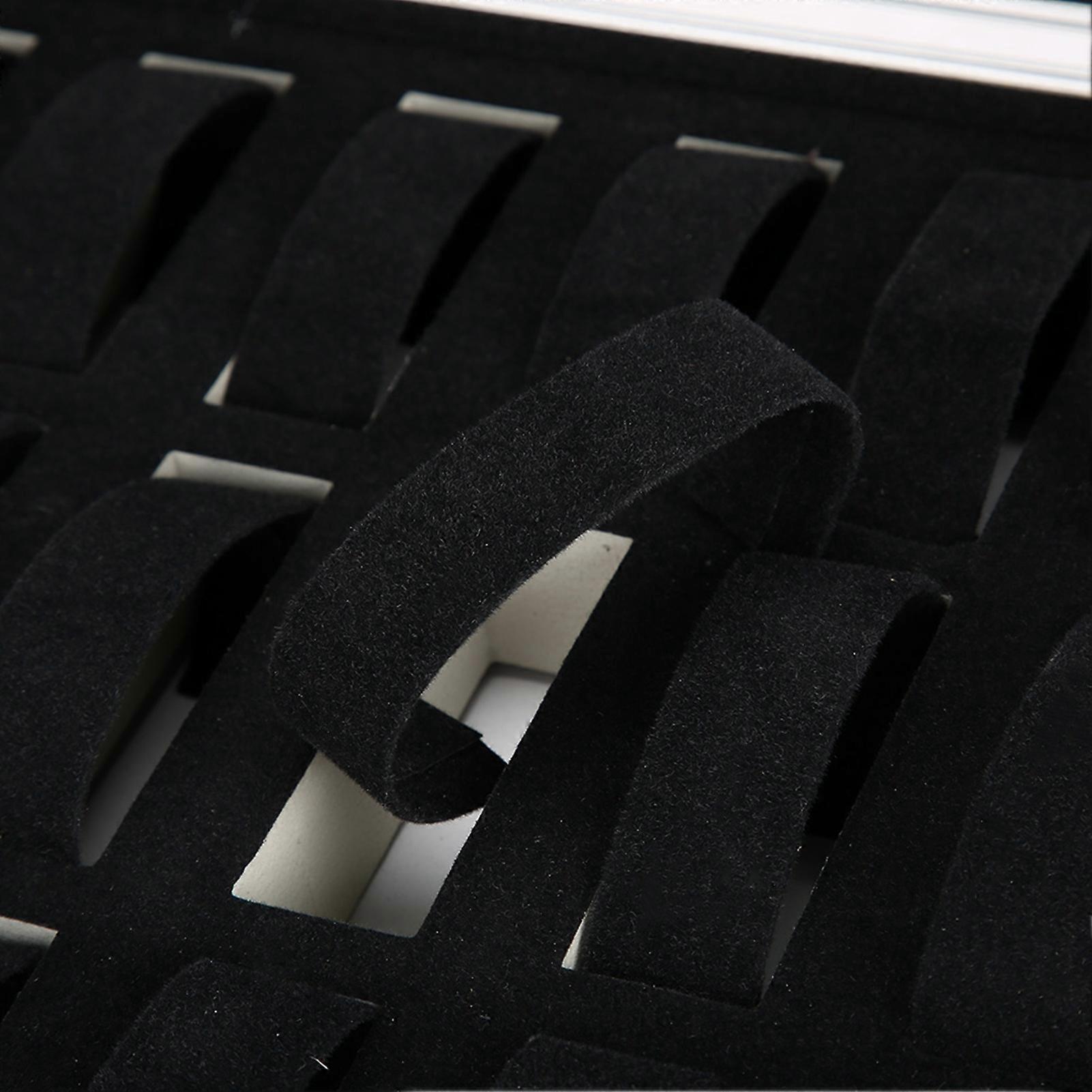 24 Compartment Aluminum Alloy Watch Storage Case